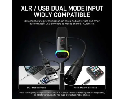 MAONO PD100X RGB USB/XLR Dynamic Microphone